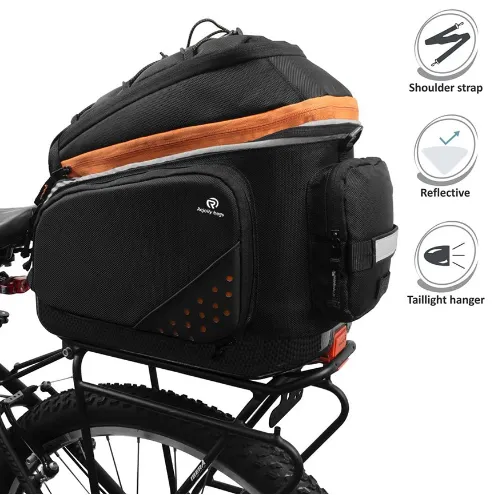 2-in-1 Commuter Bicycle Trunk Bag